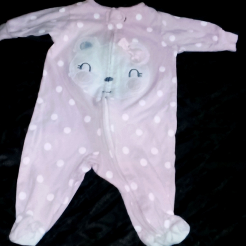 Baby girl footie outfits